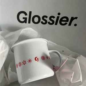 Glossier camping mug NWT